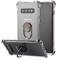 Miniatyrbillede 1 af 11: Samsung Galaxy S10 Plus - Praktiskt Skal med Ringhållare Svart