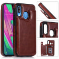 Miniatyrbillede 8 af 11: Samsung Galaxy A20E - Praktisk cover med kortrum NKOBEE Rosaröd