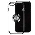 Pikkukuva 2 / 11: iPhone 8 Plus - Robust Skyddsskal i Silikon Ringh�llare Silver