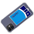 Miniatyrbillede 4 af 7: iPhone 12 Mini - Beskyttende praktisk etui med kortholder Transparent