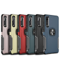 Miniatyrbillede 3 af 11: Huawei P20 - Stilrent Skal med Ringhållare från LEMAN Guld