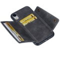 Miniatyrbillede 7 af 11: iPhone XR - Professionellt Retro Skyddsskal med Kortfack Röd Röd