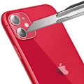 Pikkukuva 7 / 11: iPhone 11 Takakameran linssin näytönsuoja 9H 2.5D FullCover Transparent/Genomskinlig