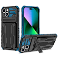 Miniatyrbilde 2 av 11: iPhone 15 Flip Cover Wallet Case - Perfekt Skydd med Inbyggt Ställ Röd
