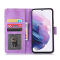 Pikkukuva 8 / 11: Samsung Galaxy S23 Plus - Praktiskt Stilrent Plånboksfodral Lila