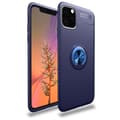 iPhone 11 - Skyddande Stilrent Skal med Ringhållare Blå/Blå