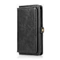 Miniatyrbilde 1 av 11: iPhone 15 Pro - Elegant Plånboksfodral i Lyxigt Läder med Korthållare Black