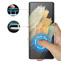 Miniatyrbilde 6 av 10: 2-PACK Samsung Galaxy S21 CASE-Friendly Skärmskydd 0,3mm Svart