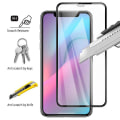 Pikkukuva 1 / 11: iPhone XR Skärmskydd 2.5D 2-PACK med Ram 9H HD-Clear Screen-Fit Svart