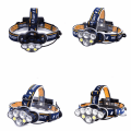 Miniatyrbild 11 av 11: Ljusstark 8 Lampors Pannlampa Slittålig Svart