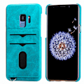 Pikkukuva 8 / 8: Samsung Galaxy S9 - Stilrent Skal med Korthållare (LEMAN) Grå Grå