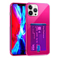 Miniatyrbillede 2 af 11: iPhone 13 Pro Max - Elegant Skyddande Skal med Korthållare Röd