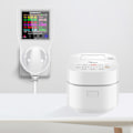 Miniatyrbillede 7 af 8: WIFI Smart Socket Digital Wattmätare Elmätare Vit