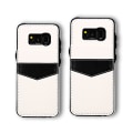 Pikkukuva 1 / 11: Samsung Galaxy S8 - LEMANS Läderskal med Plånbok/Kortfack Vit