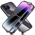 iPhone 14 Pro - Dubbelsidigt Skal med Magnetfunktion Svart