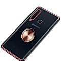Pikkukuva 4 / 11: Silikonskal med Ringhållare - Samsung Galaxy A9 2018 Guld