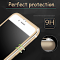 Miniatyrbild 4 av 4: iPhone 7 HuTech Skärmskydd 3D-Aluminiumram Guld