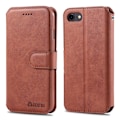 Miniatyrbillede 1 af 11: iPhone SE 2020 - Yazunshi Plånboksfodral Brun