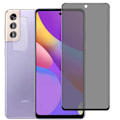 Pikkukuva 4 / 11: 2-PACK Samsung Galaxy S21 Plus Skärmskydd Anti-Spy 3D 0,3mm Svart