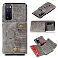 Miniatyrbillede 3 af 11: Huawei P Smart 2021 - Stilrent Skal med Korthållare RETRO Svart