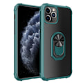 Pikkukuva 8 / 11: iPhone 12 Pro Max - Skyddande Praktiskt Skal med Ringhållare Röd