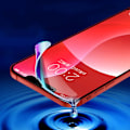 Pikkukuva 9 / 11: 2-PAKKAUS iPhone 13 Pro Hydrogel-näytönsuojat 0,3 mm Transparent