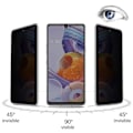 Pikkukuva 7 / 11: 2-PACK Samsung Galaxy A13 5G Skärmskydd Anti-Spy HD 0,3mm Svart