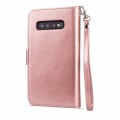 Miniatyrbilde 9 av 11: Samsung Galaxy S10 Plus - Genomtänkt 9-Korts Plånboksfodral Turkos