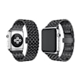 Miniatyrbillede 1 af 8: LEMAN Stållänk för Apple Watch 42mm (3/2/1) Svart