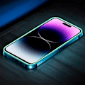 Miniatyrbillede 3 af 11: iPhone 15 pro Skærmbeskytter Selvlysende Ram 9H 0,3mm Självlysande