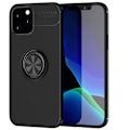 Miniatyrbilde 1 av 11: iPhone 12 Pro Max - Stilsäkert Skyddsskal med Ringhållare Svart