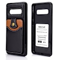 Pikkukuva 2 / 11: Genomtänkt Skal med Korthållare - Samsung Galaxy S10 Plus Mörkblå