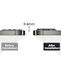 Pikkukuva 11 / 11: 2-PACK iPhone 13 Kameralinsskydd 2.5D HD-Clear 0,4mm Transparent