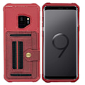 Pikkukuva 4 / 11: Samsung Galaxy S9 - Praktiskt Skal med Kortfack Grön