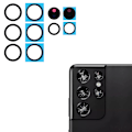 Miniatyrbillede 1 af 4: 3-PACK Samsung Galaxy S21 Ultra Bakre Kameralins Reservdel Transparent