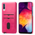 Samsung Galaxy A50 - Effektfullt Leman Skal med Kortfack Rosaröd