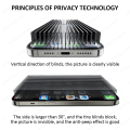 Miniatyrbild 9 av 11: 2-PACK iPhone 12 Pro Max Skärmskydd Anti-Spy HD 0,3mm Svart