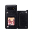 Pikkukuva 4 / 11: Samsung Galaxy S10 - Nahkakotelo lompakko-/korttilokerolla Vit