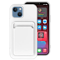 Miniatyrbild 5 av 11: iPhone 14 - Stilrent Skal med Korthållare Mörkblå
