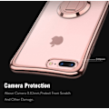 Pikkukuva 8 / 11: Exklusivt Praktiskt Skal med Kickstand för iPhone 8 Blå