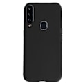 Miniatyrbilde 1 av 4: Samsung Galaxy A20S - Stötdämpande Mattbehandlat Silikonskal Svart