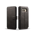 Pikkukuva 1 / 11: Klassiskt Plånboksfodral i Retrodesign (Läder) Samsung Galaxy S8 Svart