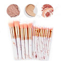 Miniatyrbillede 5 af 11: 15 stk. Patie-Minerals Makeup Kosmetiske Børster Svart
