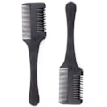 Miniatyrbilde 2 av 7: Praktisk Styling Kam med barberblad Svart