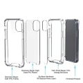 Miniatyrbillede 4 af 6: iPhone 12 - Smidigt & Skyddande Floveme Skal med Kortfack Transparent