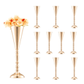 Miniatyrbild 1 av 6: Bröllopsvas-VEVOR-Set med 10-bröllopsblomsterhållare 43 cm hög för bröllopsmiddag, ceremoni, jubileum