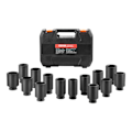 Miniatyrbild 1 av 6: Deep Impact Socket Set för axelmuttrar 14st-VEVOR-Reparationsmonterings- och demonteringsverktyg