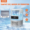 Miniatyrbild 3 av 4: Ice Cube Machine - VEVOR - Kommersiell Ice Cube Machine 41kg/24h Självrengörande 45 fack Hem Bar