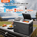 Miniatyrbild 3 av 6: Bärbar kyl 36 L-VEVOR-12V Mini bilkylskåp med istillverkningsfunktion - för hemmacamping