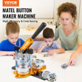 Miniatyrbild 3 av 4: Badge Maker - VEVOR - DIY 75 mm Pin Badge Press - med 100 knappsatser